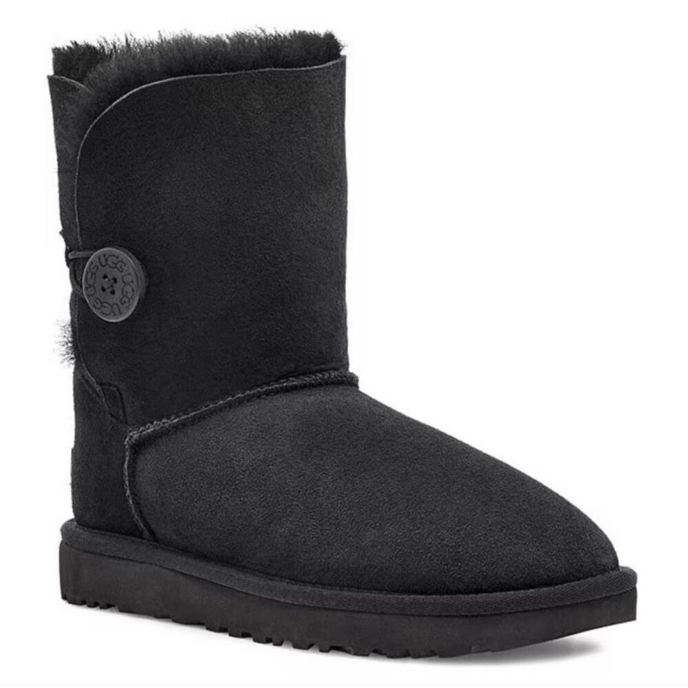 Ugg Bailey Button "Black" Winter Boot Size 7 - image 1